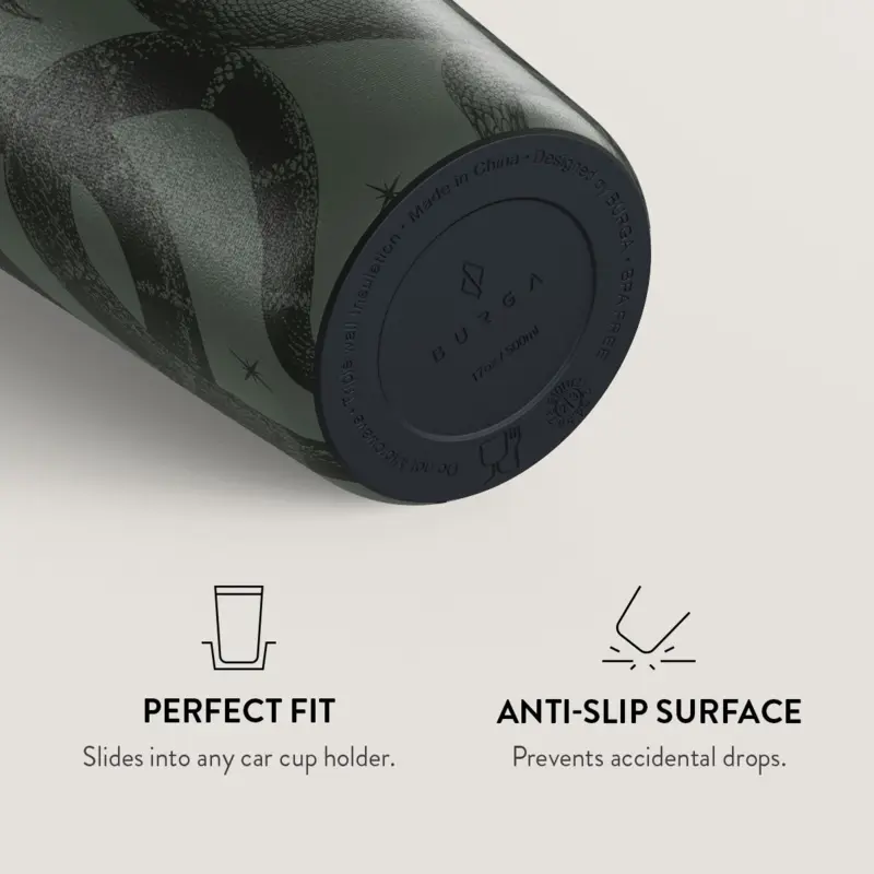 Burga Poison - Termokop 500ml med Låg/Sugerør sæt - 2974760