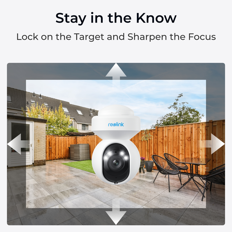 Reolink E1 Udendørs PoE (E560P) 4K PTZ PoE-kamera Hvid - 3022263