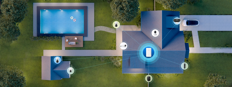 Reolink Home Hub med 2xArgus 3E batterikamera udendørs/indendørs hvid - 3022425