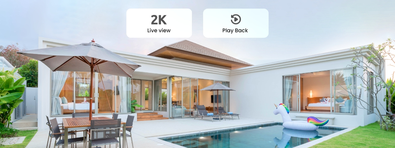 Reolink Home Hub med 2xArgus 3E batterikamera udendørs/indendørs hvid - 3022425