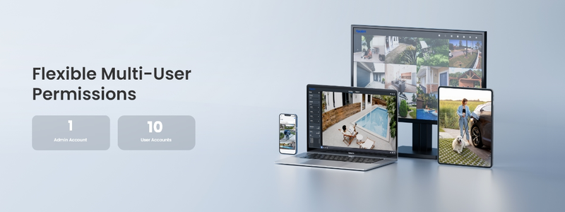 Reolink Home Hub med 2xArgus 3E batterikamera udendørs/indendørs hvid - 3022425