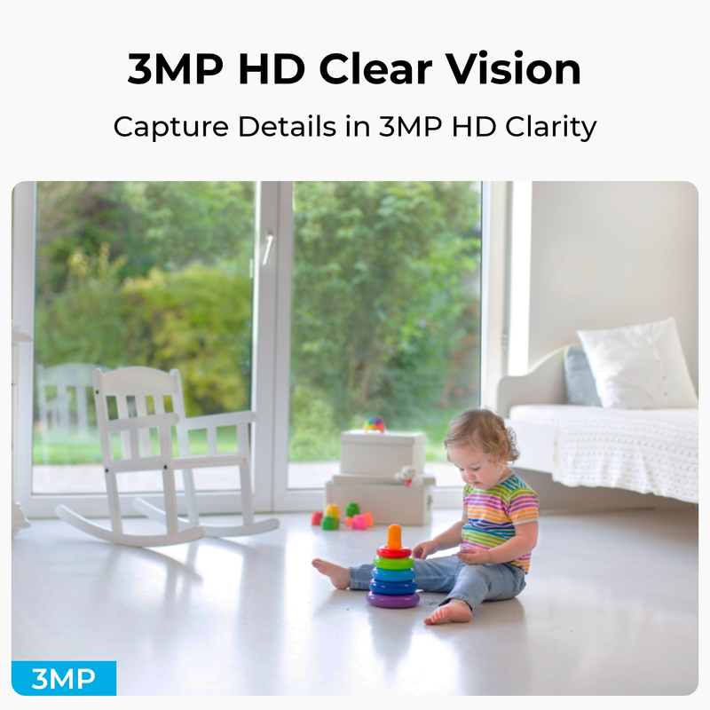 Reolink E321 Smart Indoor Cam Wi-Fi PT Hvid - 3022989