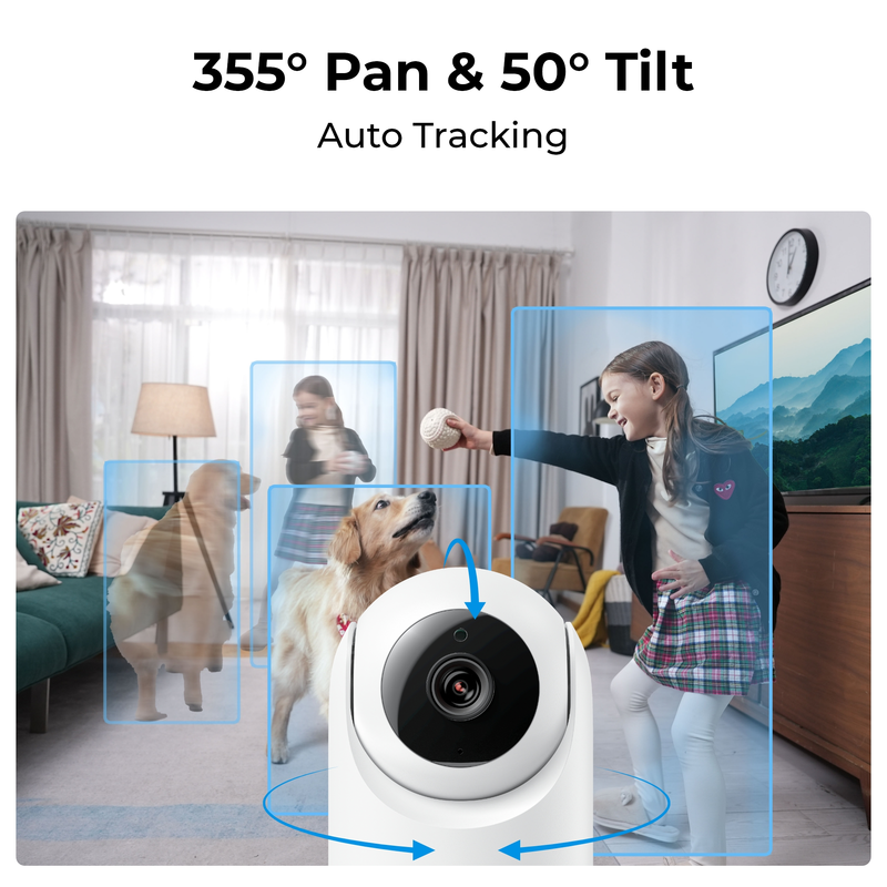 Reolink E321 Smart Indoor Cam Wi-Fi PT Hvid - 3022989