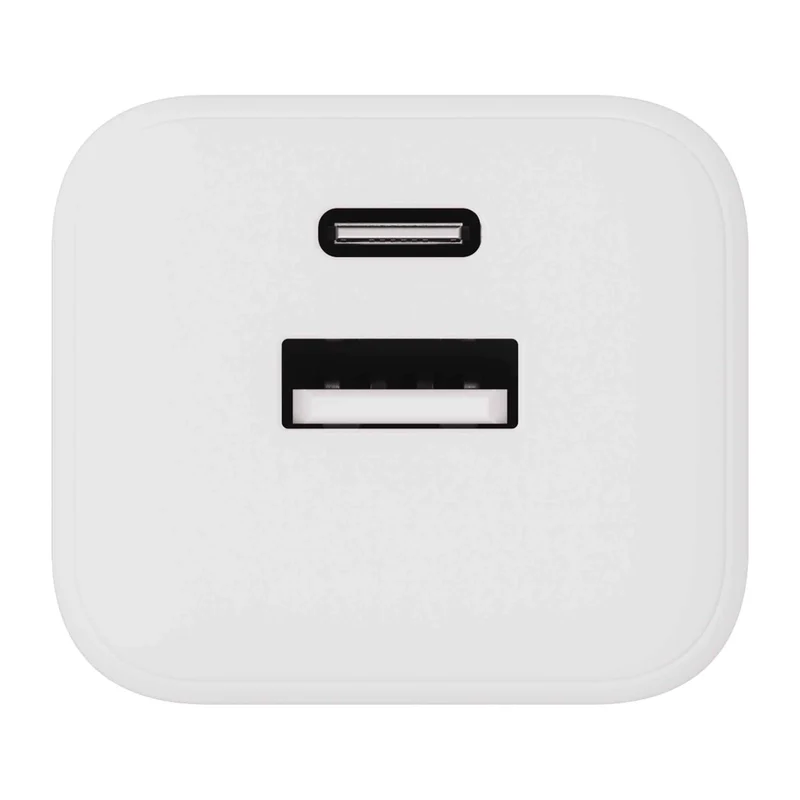 X2O 20W dobbelt hjemmelader USB-C/A GaN hvid - 3401004