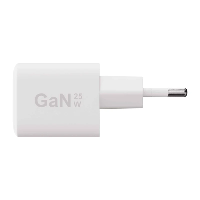 X2O 25W hjemmeladersæt USB-C med 1,2 m kabel GaN hvid - 3401006