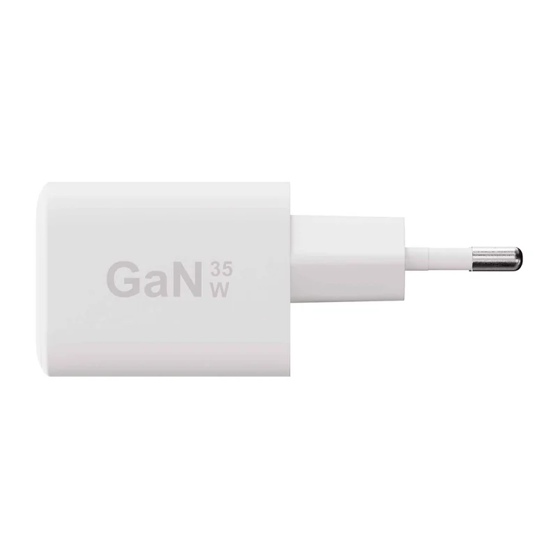 X2O 35W dobbelt hjemmeladersæt USB-C/A med 1,2 m kabel GaN hvid - 3401008