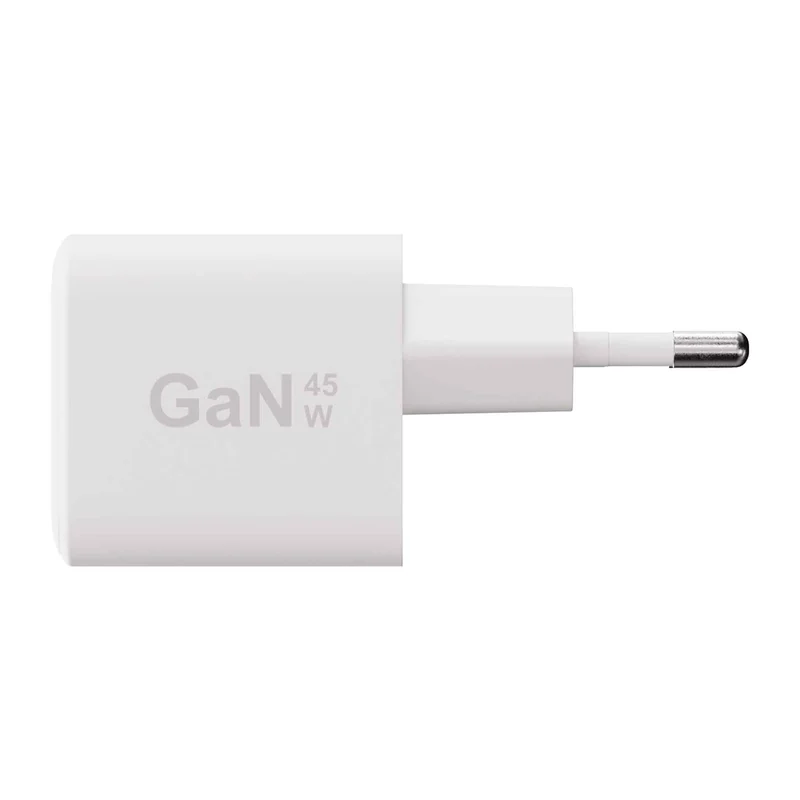 X2O 45W dobbelt hjemmelader USB-C/C GaN hvid - 3401009