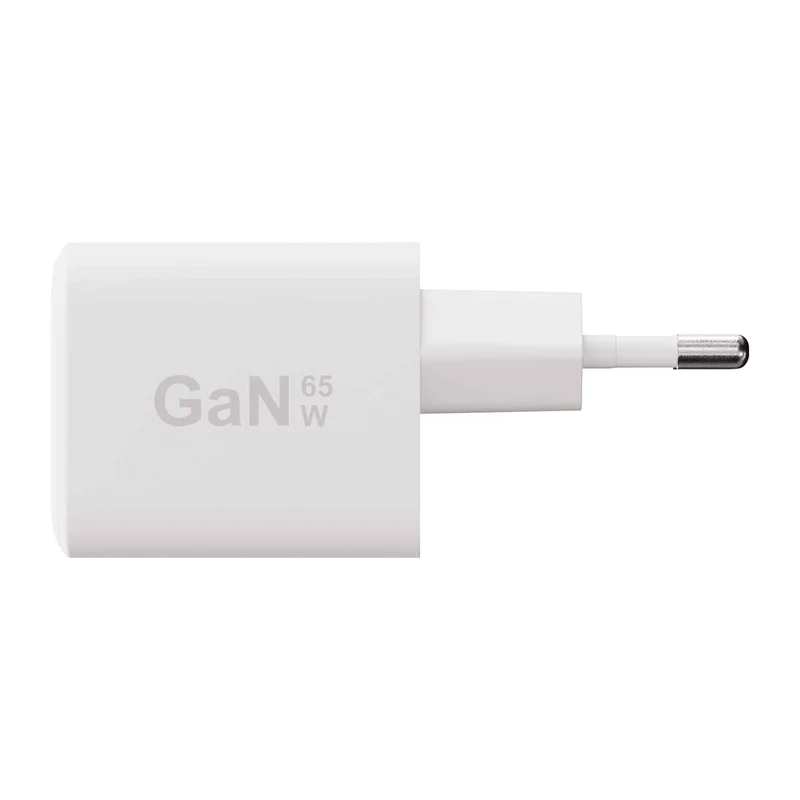 X2O 65W tredobbelt hjemmelader USB-C/C/A GaN hvid - 3401010