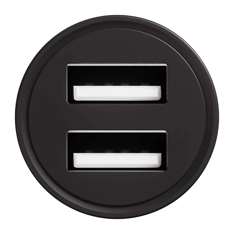 X2O 2x12W dobbelt billader USB-A/A sort - 3401012