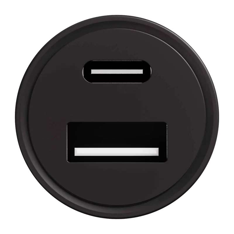 X2O 30W dobbelt billader USB-C/A sort - 3401013