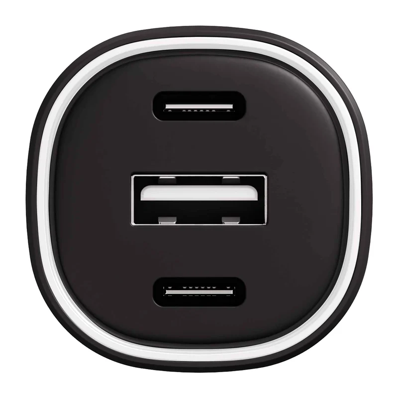 X2O 60W tredobbelt billader USB-C/C/A sort - 3401014