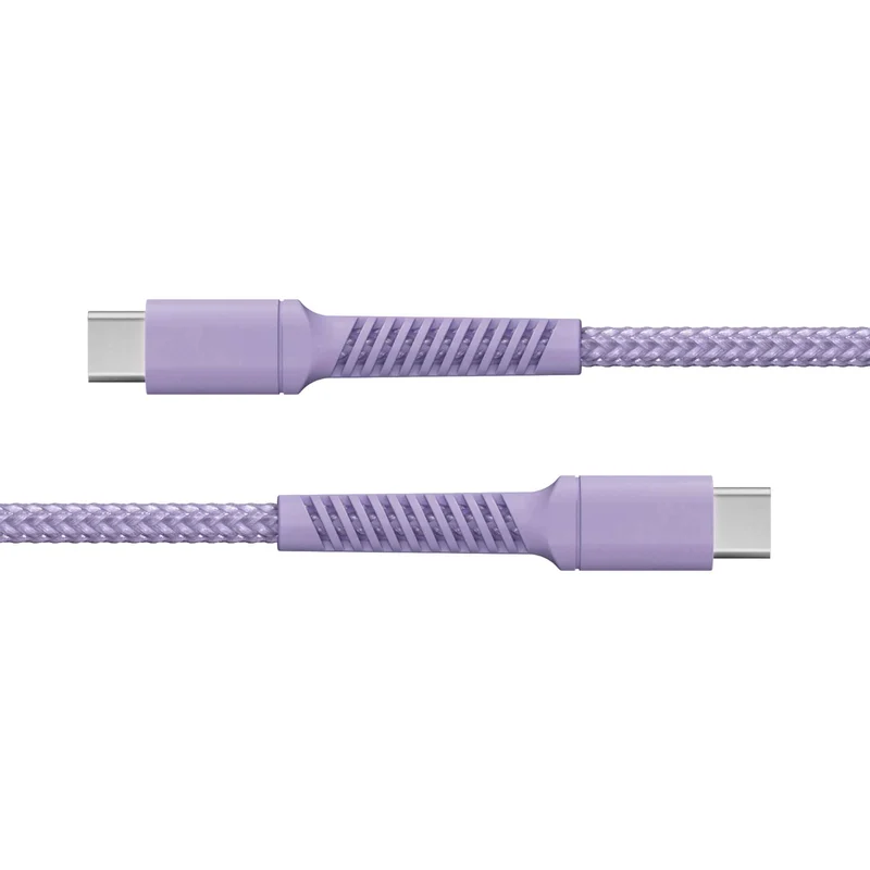 X2O Longlife 100W USB-C/C-kabel 2 m lavendel - 3401033