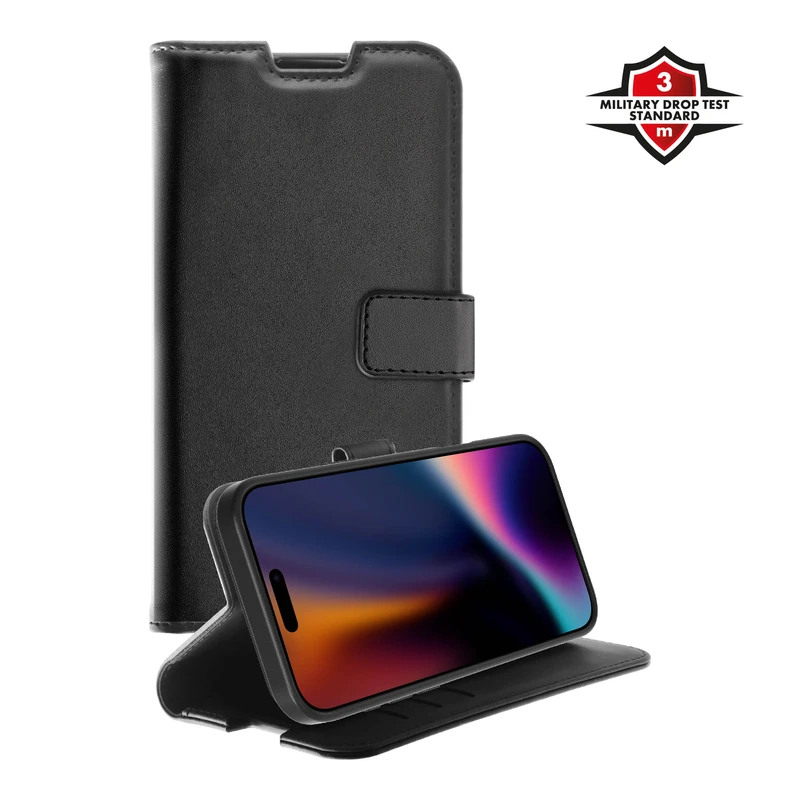 X2O Classic Wallet Apple iPhone 17 Pro Sort - 3410017