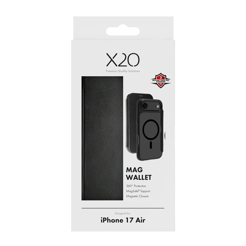 X2O Mag Wallet Apple iPhone Air Sort - 3410021
