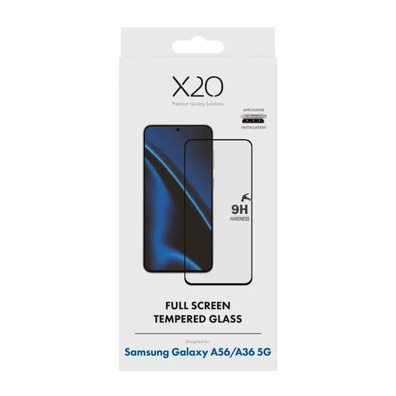 X2O Fuldskærm Beskyttelsesglas Samsung Galaxy A56/A36 5G - 3410045