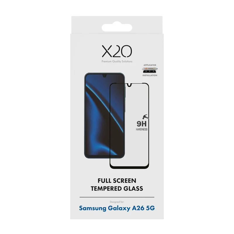 X2O Fuldskærm Beskyttelsesglas Samsung Galaxy A26 5G - 3410046