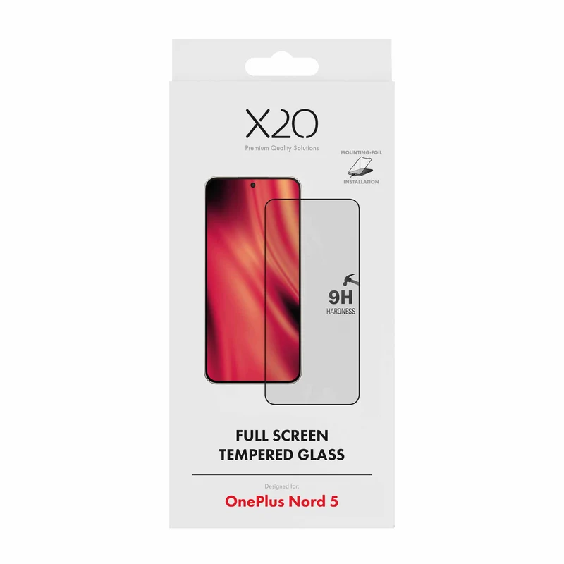 X2O Fuldskærm Beskyttelsesglas OnePlus 15R/Nord 5 - 3410049