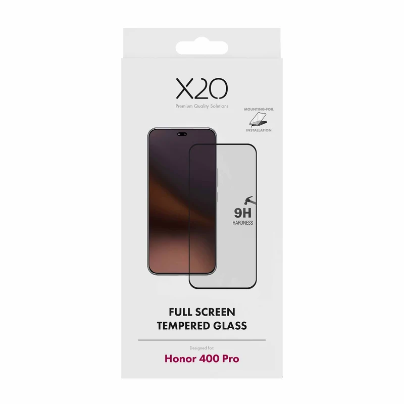 X2O Fuldskærm 3D Beskyttelsesglas Honor 400 Pro - 3410058