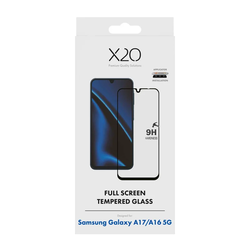 X2O Fuldskærm Beskyttelsesglas Samsung Galaxy A17/A16 5G - 3410059