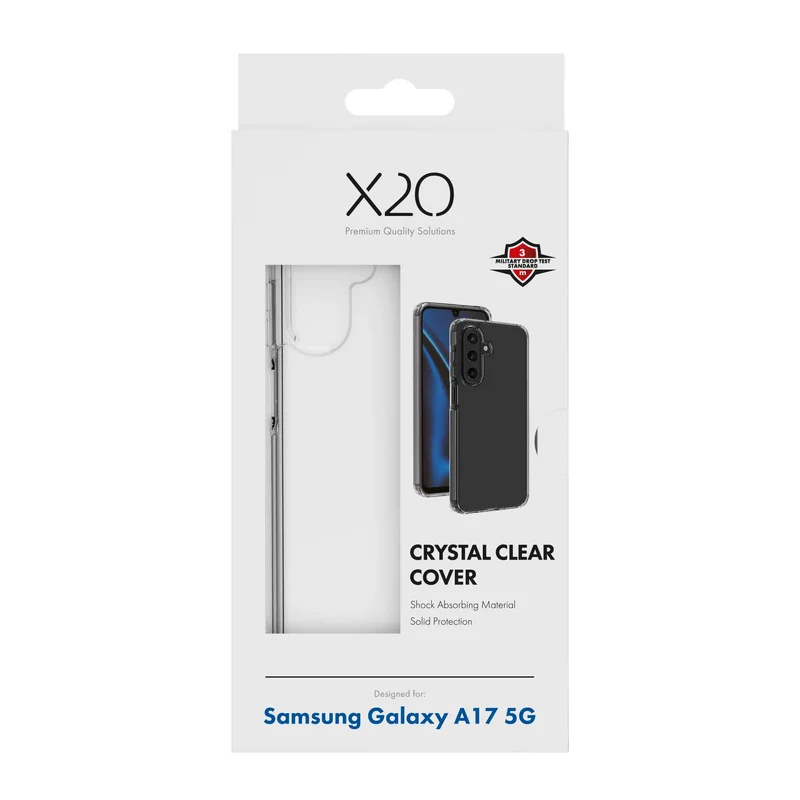 X2O Crystal Clear Cover Samsung Galaxy A17 5G Klar - 3410063