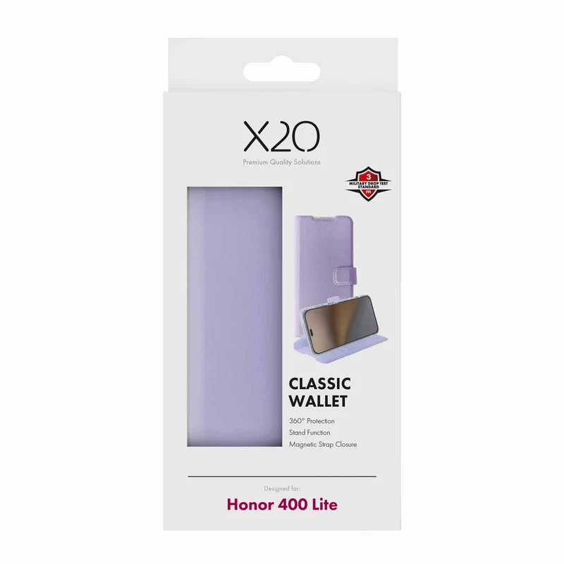 X2O Classic Wallet Honor 400 Lite Lavender - 3410070
