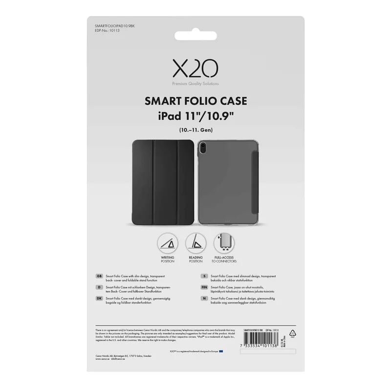 X2O Smart Folio Etui Apple iPad 11
