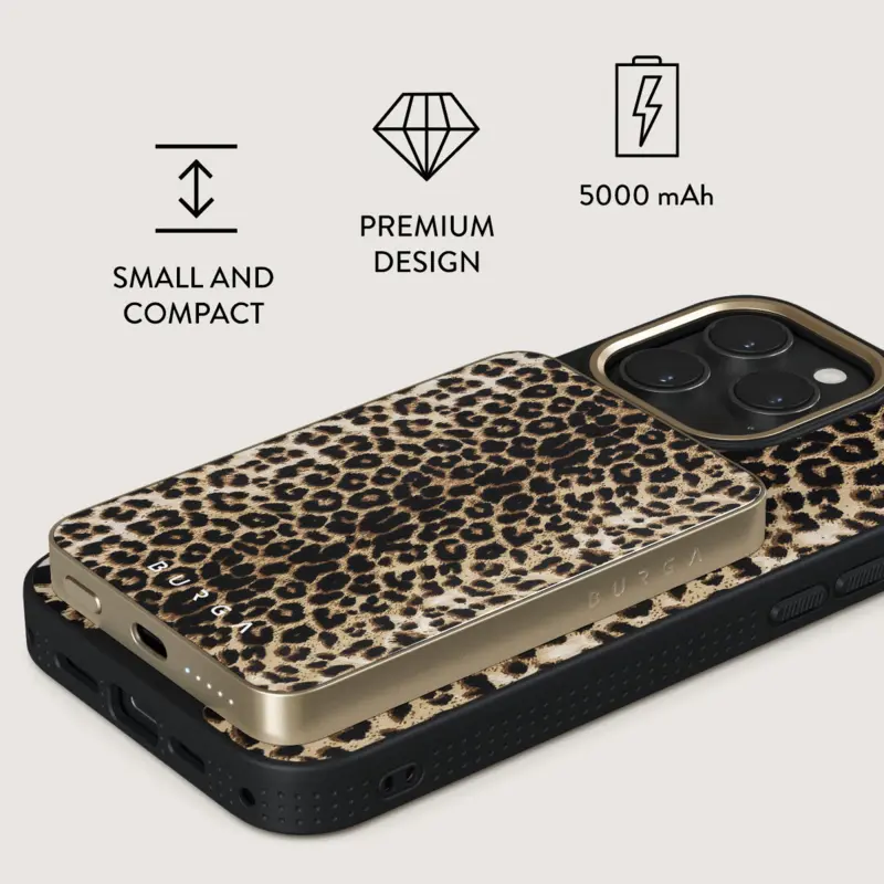 Burga Player - MagSafe Power Bank 5000 mAh Guld - 4108185