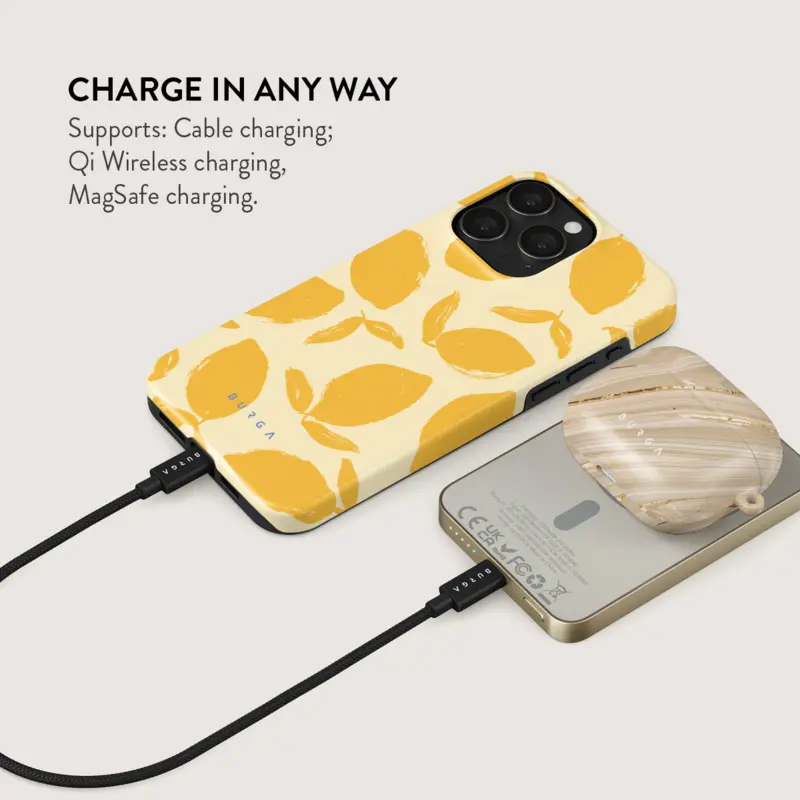 Burga Lemon Tart - MagSafe Power Bank 5000 mAh Guld - 4108263