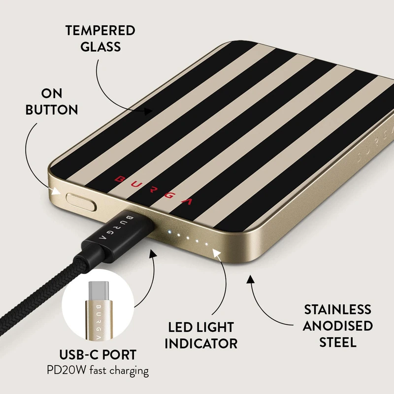 Burga Prophecy - MagSafe Power Bank 5000 mAh Guld - 4108425