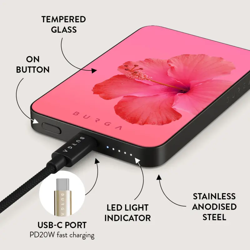 Burga Island Girl - MagSafe Power Bank 5000 mAh Guld - 4108617