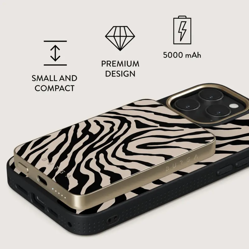 Burga Imperial - MagSafe Power Bank 5000 mAh Guld - 4108769