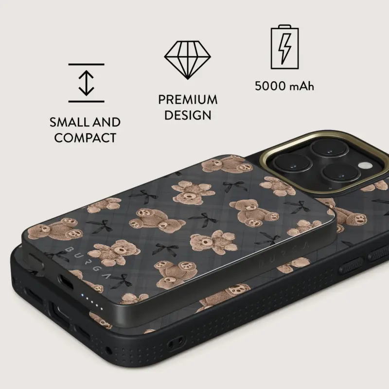 Burga BFF - MagSafe Power Bank 5000 mAh Gunmetal - 4108786