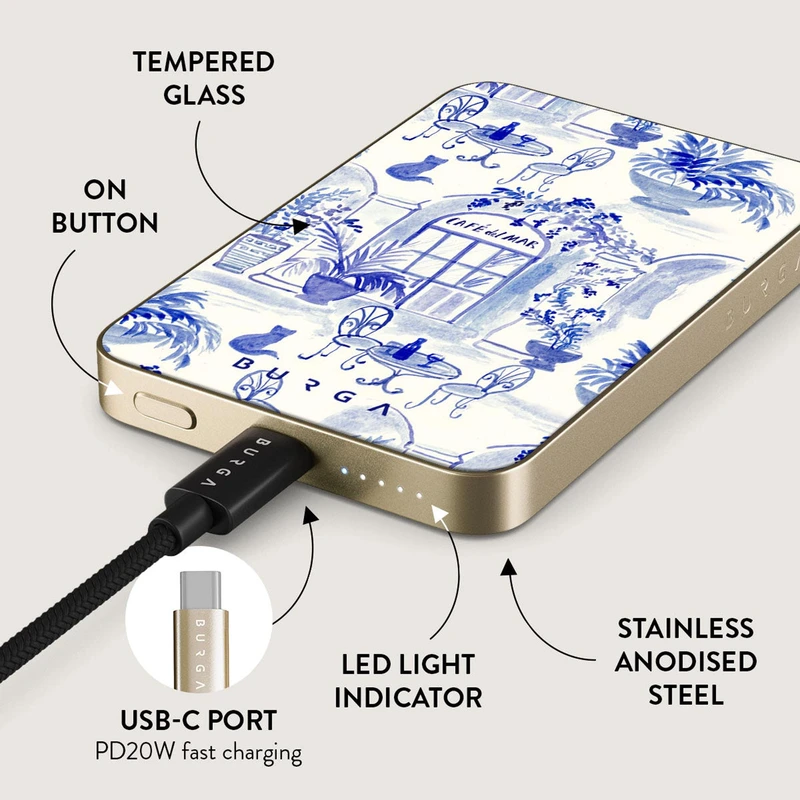 Burga Sobremesa - MagSafe Power Bank 5000 mAh Guld - 4135722