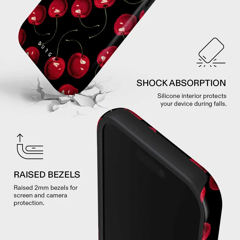 Burga Cherrybomb - Apple iPhone 17 Tough MagSafe Cover - 4143461