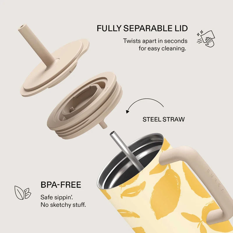 Burga Lemon Tart - Lækagesikker Termokop 1.2L - 4152825