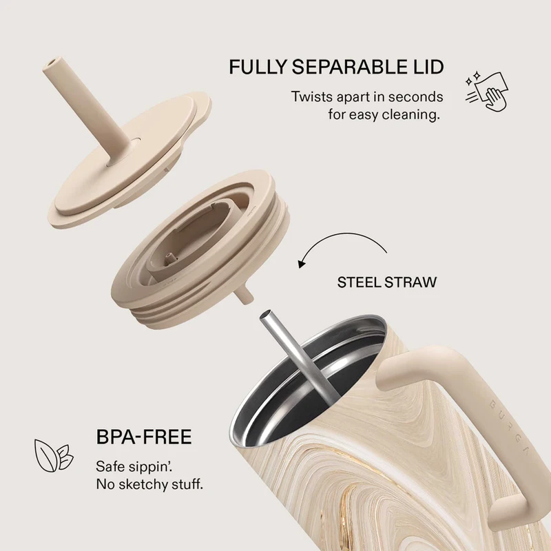 Burga Full Glam - Lækagesikker Termokop 1.2L - 4152872