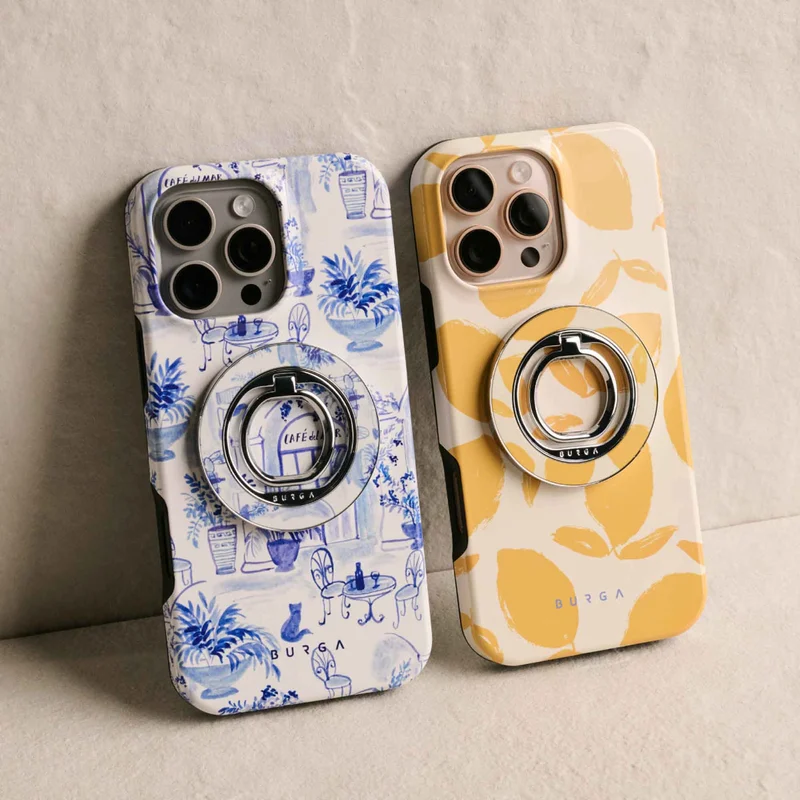 Burga Lemon Tart - Magnetisk Ring Holder Guld - 4153253