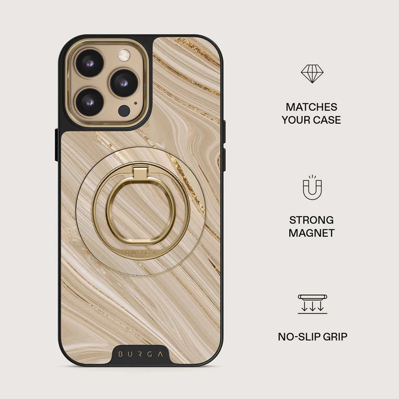 Burga Full Glam - Magnetisk Ring Holder Guld - 4153337