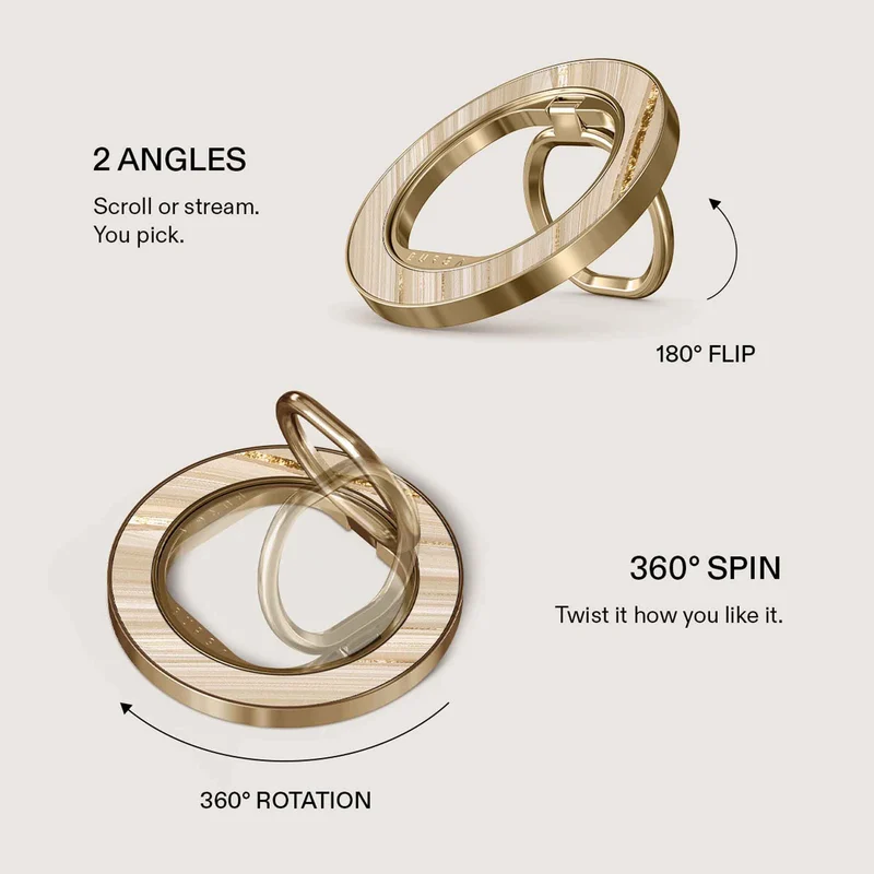 Burga Full Glam - Magnetisk Ring Holder Guld - 4153337