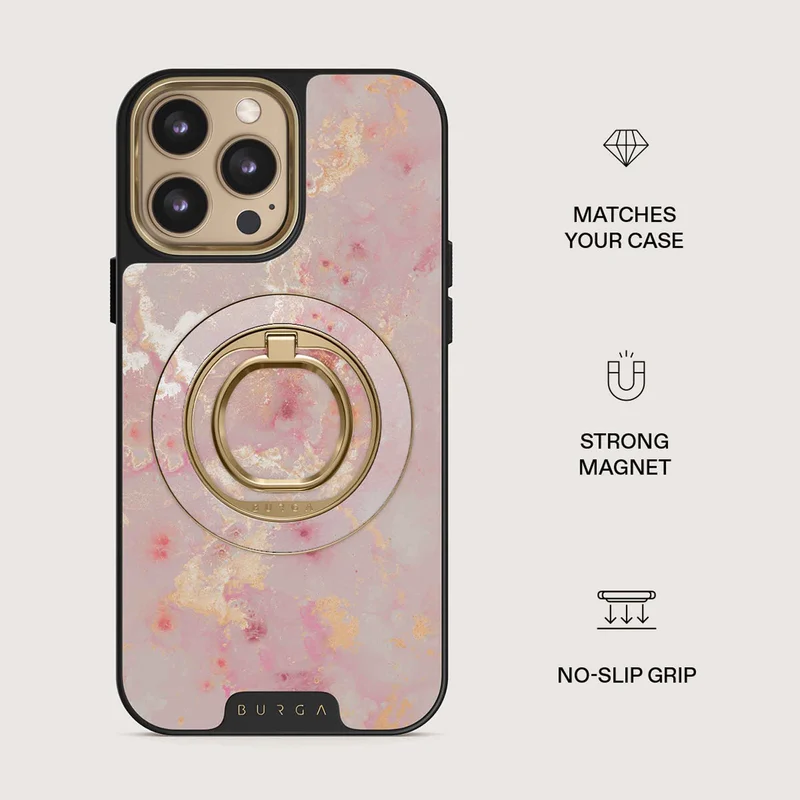 Burga Golden Coral - Magnetisk Ring Holder Guld - 4153461