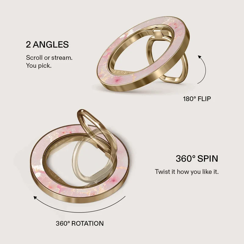 Burga Golden Coral - Magnetisk Ring Holder Guld - 4153461