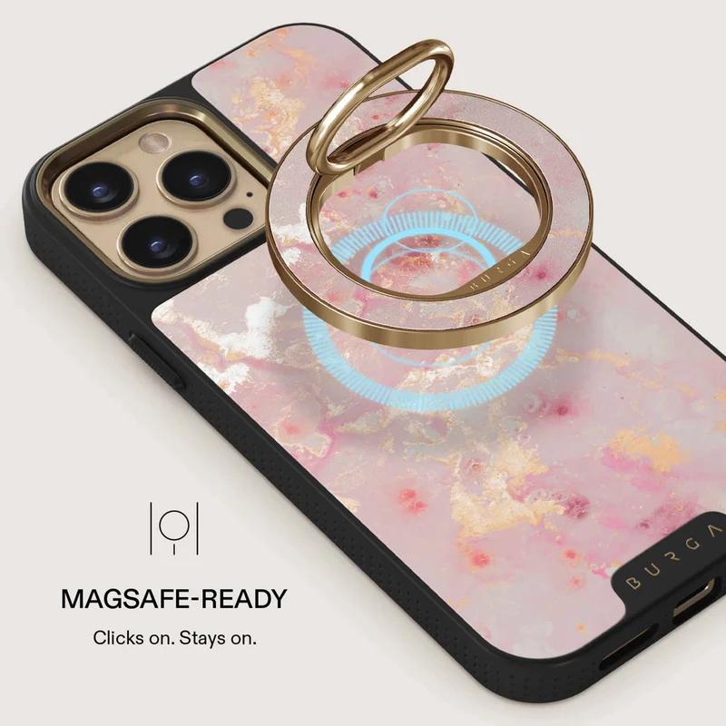 Burga Golden Coral - Magnetisk Ring Holder Guld - 4153461