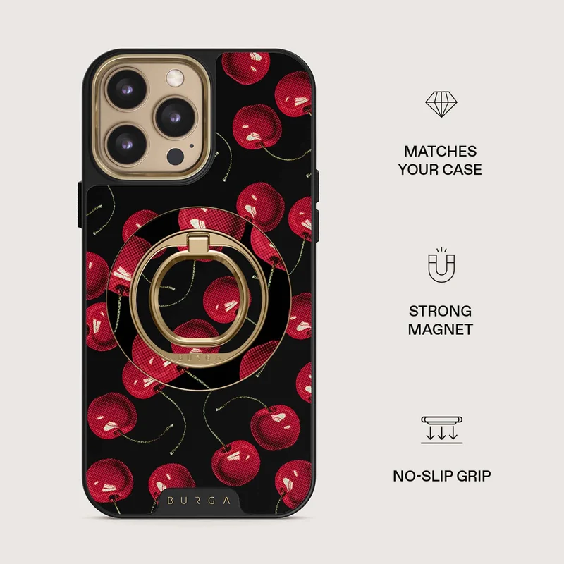 Burga Cherrybomb - Magnetisk Ring Holder Guld - 4153557