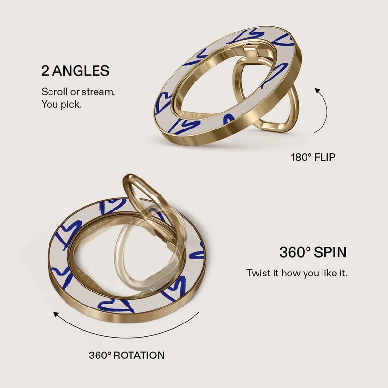 Burga Love Me Right - Magnetisk Ring Holder Guld - 4153695