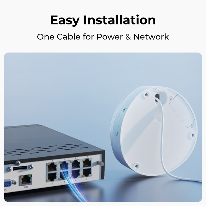 Reolink P324 RLC-520A Udendørs PoE IP-kamera Hvid - 5398374