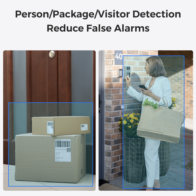 Reolink (D340W) Video-dørklokke WiFi Smart 2K+ Sort - 5398412