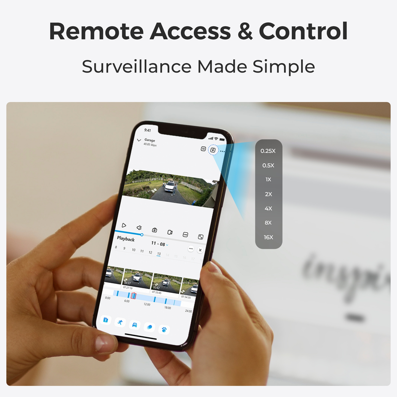 Reolink Duo 3 PoE Udendørs kamera Super HD Hvid - 5398428