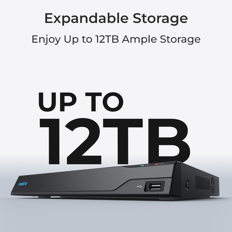 Reolink NVS16 (RLN16-410) 16-kanals PoE NVR Sort - 5398655