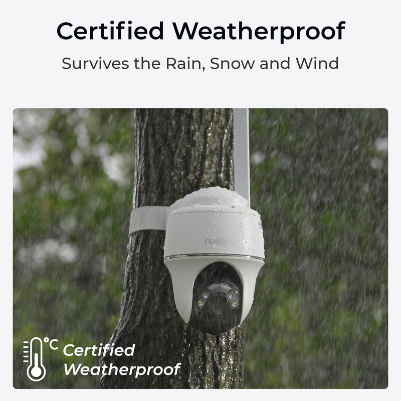 Reolink Go PT Ultra (G440) 4K udendørs batterikamera 4G LTE PT hvid - 5398776