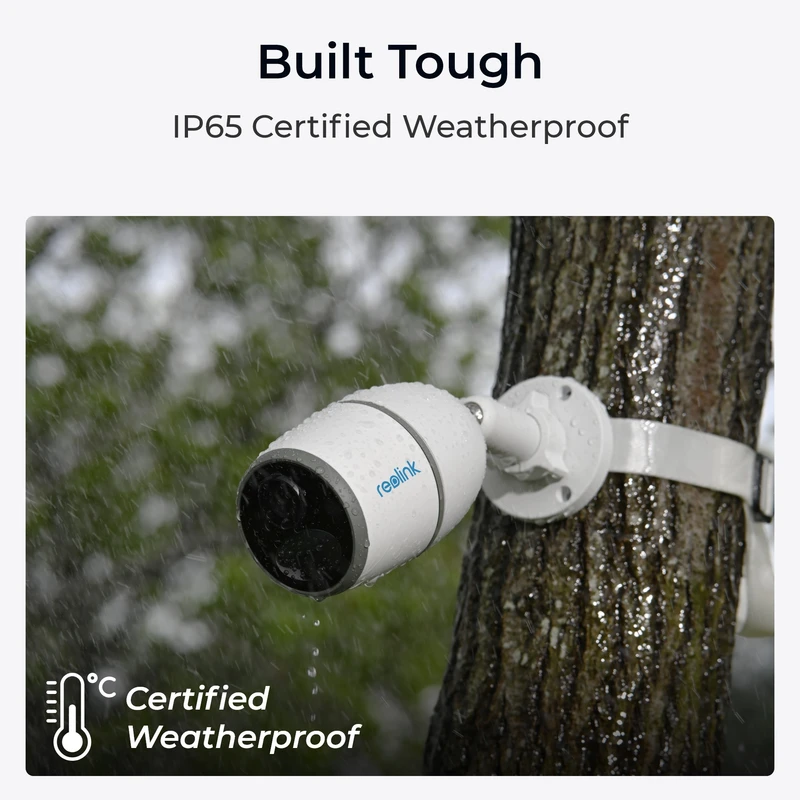 Reolink Go Plus (G330) udendørs batterikamera 4G LTE hvid - 5398911